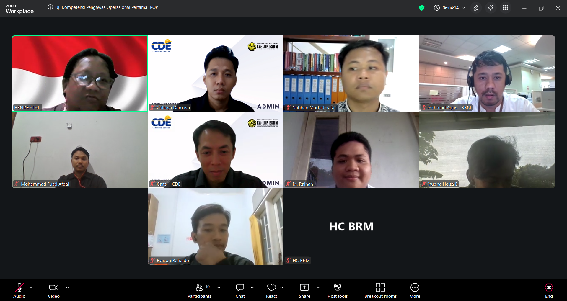 Dokumentasi Pelatihan CDE